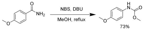 The Hofmann rearrangement using NBS