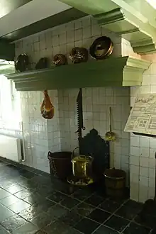 Hofwijck kitchen hearth.