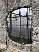 A hole in the Berlin wall, 2019.