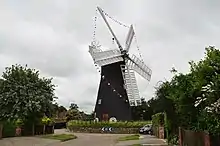 Image 45-sail Holgate windmill in York, England (from Windmill)