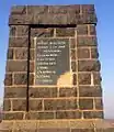 Monument to the members of the Hollanderkorps who died at the Battle of Elandslaagte before its destruction in 2014