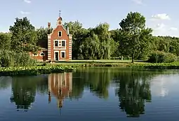 Dutch House ("Hollandi ház") in the park of the Festetics Mansion in Dég