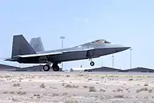 Image 36An F-22 Raptor flown by the 49th Fighter Wing at Holloman AFB (from New Mexico)