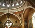 The interior dome.