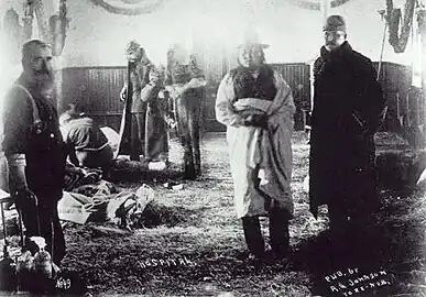 Holy Cross Episcopal Mission, used as hospital for wounded Lakota