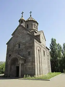 Armenian gray stone church