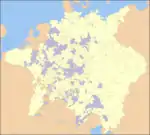 Ecclesiastical states of the Holy Roman Empire, 1648