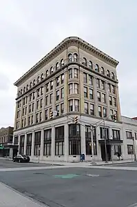 The Latino Professional Building as it appears today, on the corner of Dwight and High Street