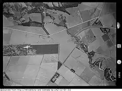 Historic aerial photograph from March 1943