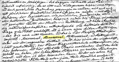 First use of the words Monosexual, Homosexual, and Heterosexual in a letter written on 6 May 1868