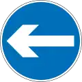 Turn left (right if symbol reversed)