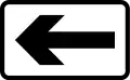 Direction in which the prohibition or restriction applies (symbol may be reversed)