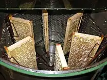 A modern day honey extractor