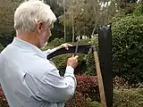 Setting up a burr on the outside of the blade by honing on the inside