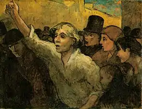 Honoré Daumier, The Uprising, 1848