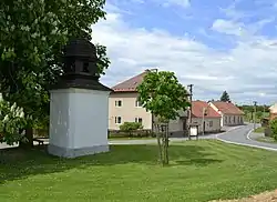 Belfry in the centre of Horní Rožínka