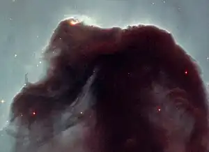 Image 41Cosmic dust of the Horsehead Nebula as revealed by the Hubble Space Telescope. (from Cosmic dust)