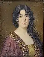 Portrait of a young brunette, Musée du Louvre