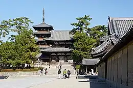 Hōryū-ji, a World Heritage Site in Ikaruga Town, Ikoma District, Nara Prefecture