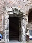 Tower door of the Hôtel Delpech.