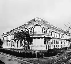 Reverse angle of the building of Hotel Shanker