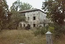 Ruined state of the house after the Armenian capture of Shusha