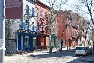 Historic houses on Hudson Avenue.