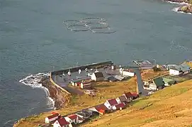 The harbour of Hov and the Old Shop