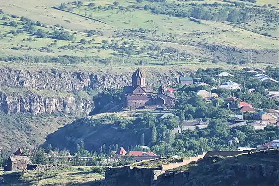 Hovhannavank from Saghmosavank