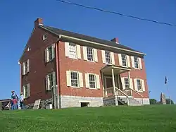 The Hower-Slote House is on the National Register of Historic Places and was built on the site of Fort Freeland (destroyed 1779)