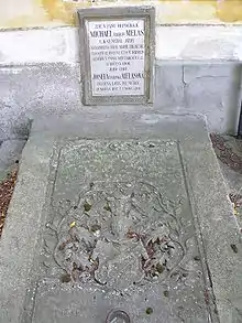 Grave of the field marshal Michael von Melas