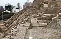 Huaca Pucllana is located in urban Lima