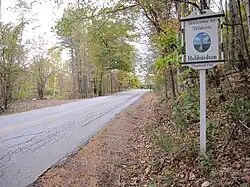 Sign on Route 144 in Hubbardton