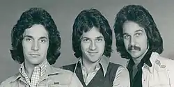 Hudson Brothers in 1974, left to right: Bill, Brett, and Mark