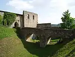 A bridge in Hukvaldy Castle