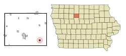 Location of Thor, Iowa