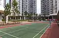 Badminton court