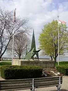 This Budapest Park monument commemorates the Hungarian Revolution of 1956.