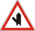 A-033Merging traffic on left