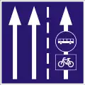 E-005Bus and bicycle lane