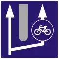 E-010Separate bicycle lane