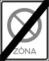 E-027End of no parking zone