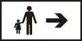 H-103Direction of movement of pedestrians (right)