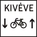 H-115Two-way bicycle traffic