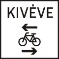 H-121Two-way bicycle traffic in the transverse direction