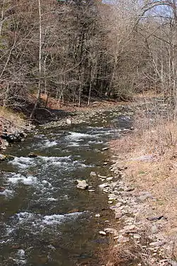 Hunlock Creek, a major creek in Hunlock Township