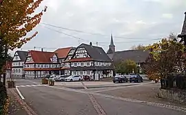 Main Street in Hunspach