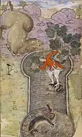 An illustration from Anwar-e Suhaili.