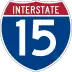 Interstate 15 marker