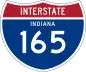 Interstate 165 marker